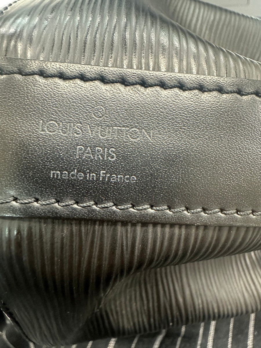 Louis Vuitton Vintage Sac d'Epaule Handbag Epi Leather, BLACK, LEATHER, Shoulder bag