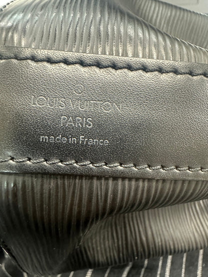 Louis Vuitton Vintage Sac d'Epaule Handbag Epi Leather, BLACK, LEATHER, Shoulder bag