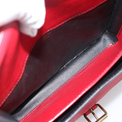 Louis Vuitton Cartouchiere Handbag Epi Leather, Red, Leather, Shoulder Bag