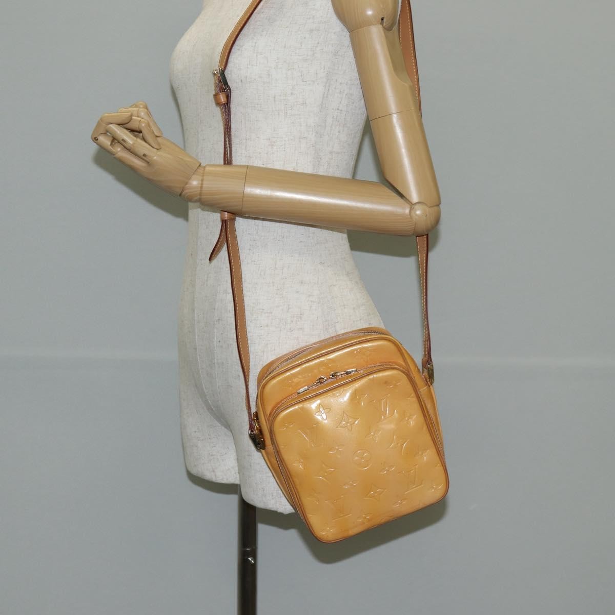 Louis Vuitton Wooster Handbag Monogram Vernis, BEIGE, PATENT_LEATHER, Handbag