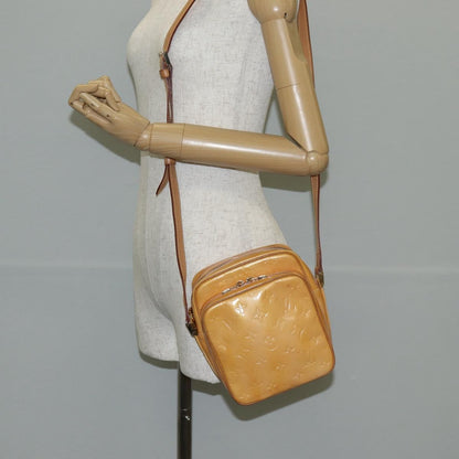 Louis Vuitton Wooster Handbag Monogram Vernis, BEIGE, PATENT_LEATHER, Handbag