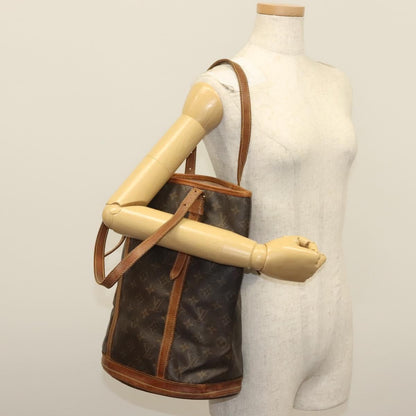 Louis Vuitton Bucket Bag Monogram Canvas, BROWN, CANVAS, Handbag