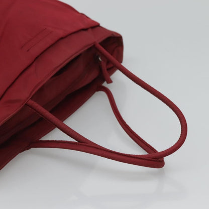 Prada Vintage Zip Tote Tessuto, RED, NYLON, Tote bag
