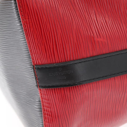 Louis Vuitton Bicolor Petit Noe Handbag Epi Leather, RED, LEATHER, Shoulder bag