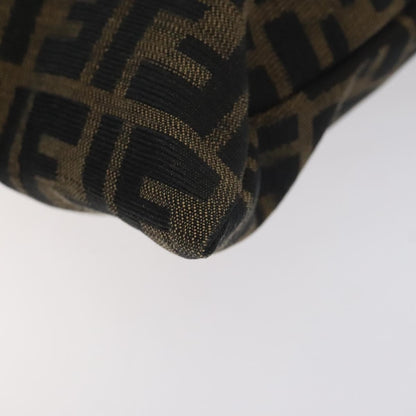 Fendi Zucca Tote bag FF motif, BROWN, CANVAS, Tote bag