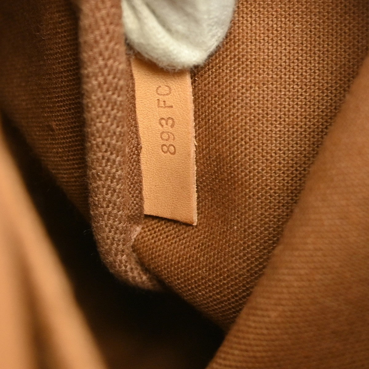 Louis Vuitton Saumur Handbag Monogram Canvas, BROWN, CANVAS, Shoulder bag