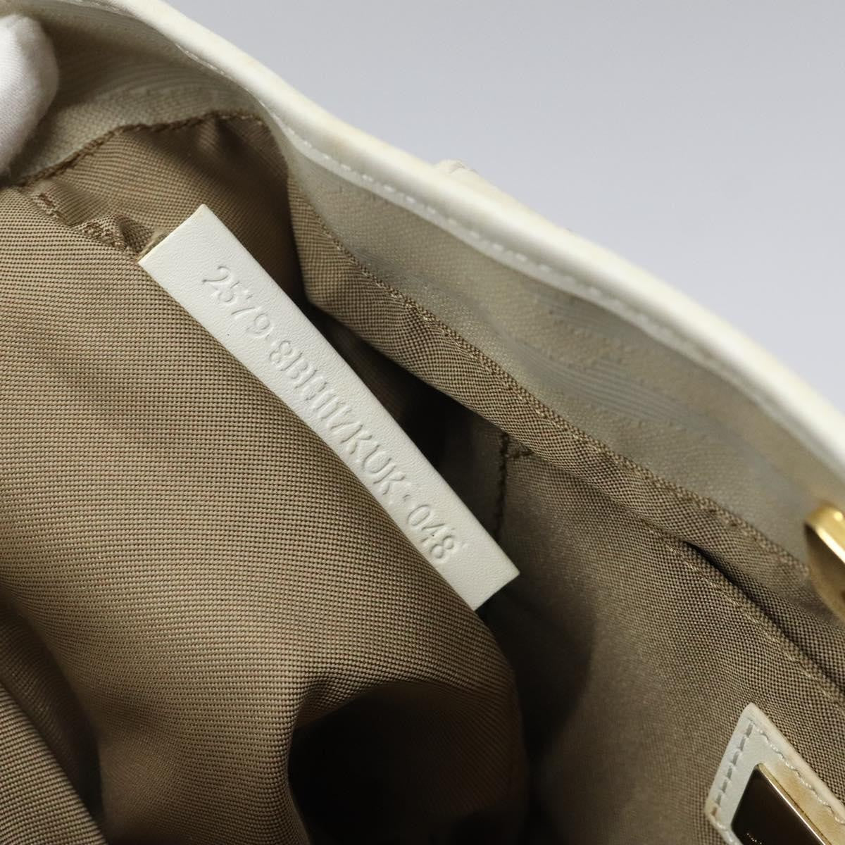 Fendi Vintage Tiger Tote Canvas, WHITE, CANVAS, Tote bag