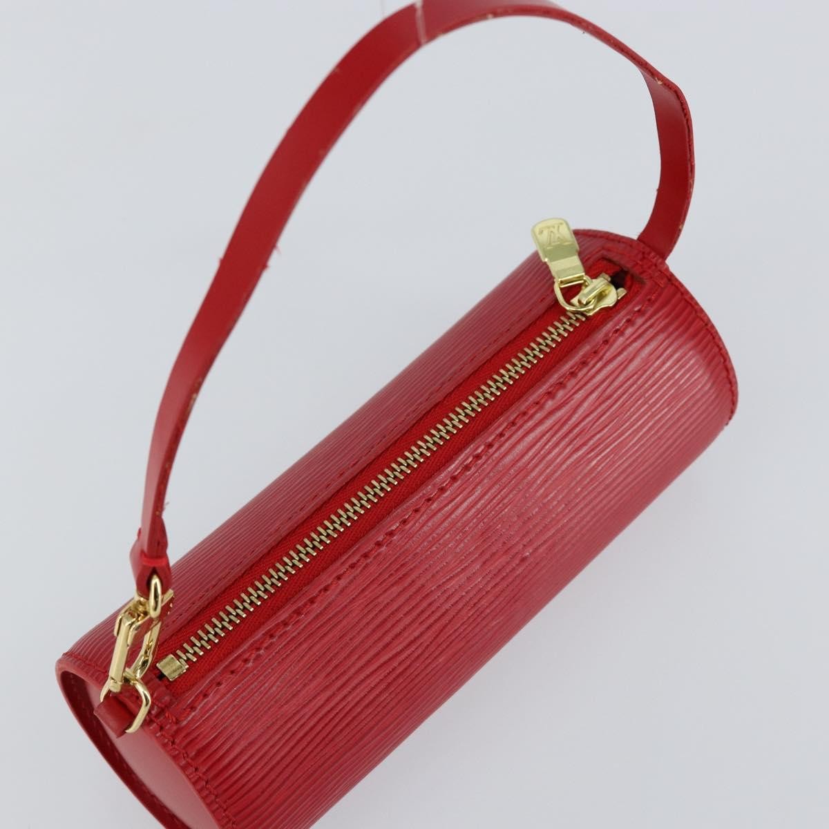Louis Vuitton Soufflot Pochette Epi Leather, RED, LEATHER, Clutche & pouche