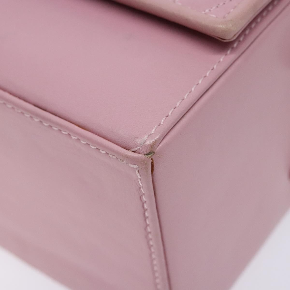 Fendi Classic Box Bag Leather, PINK, LEATHER, Handbag