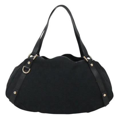 Gucci Abbey Shoulder Bag GG Canvas, BLACK, CANVAS, Shoulder bag
