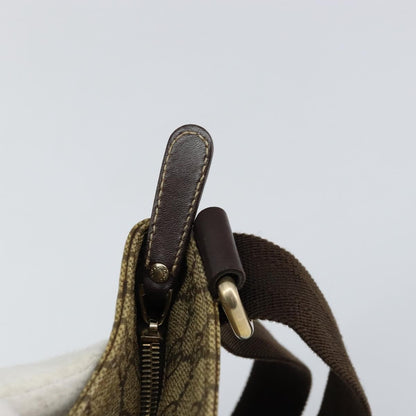 Gucci Flat Messenger Bag GG Canvas, BEIGE, CANVAS, Shoulder bag