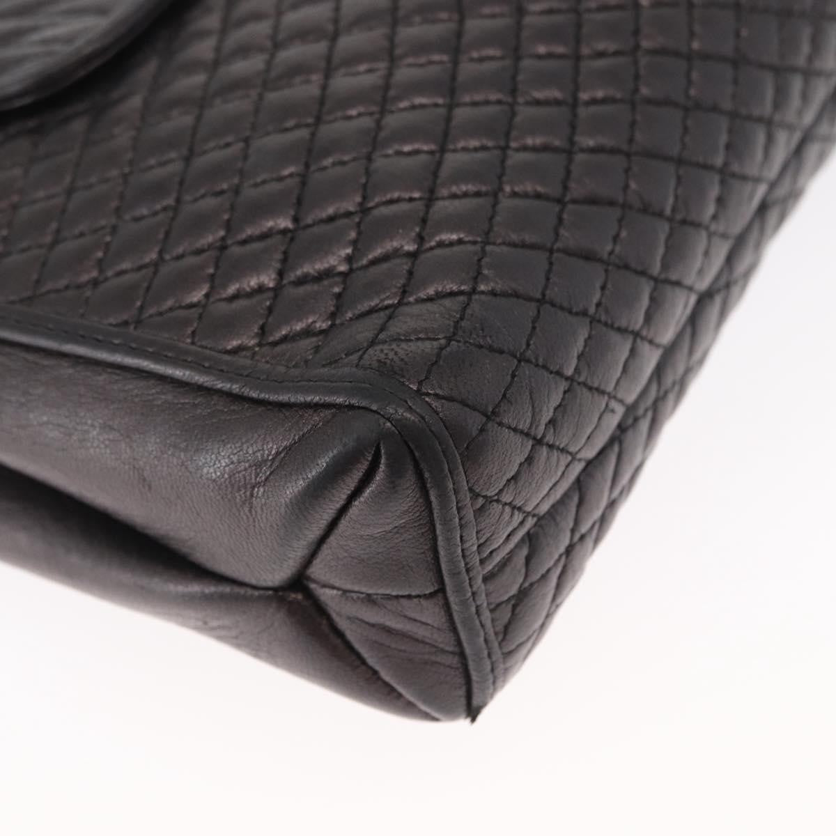 Bally Vintage Shoulder Bag Leather, BLACK, LEATHER, Shoulder bag