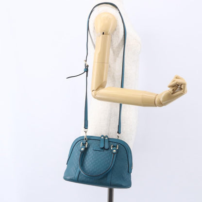 Gucci Convertible Dome Satchel Guccissima Leather, TURQUOISE, LEATHER, Handbag