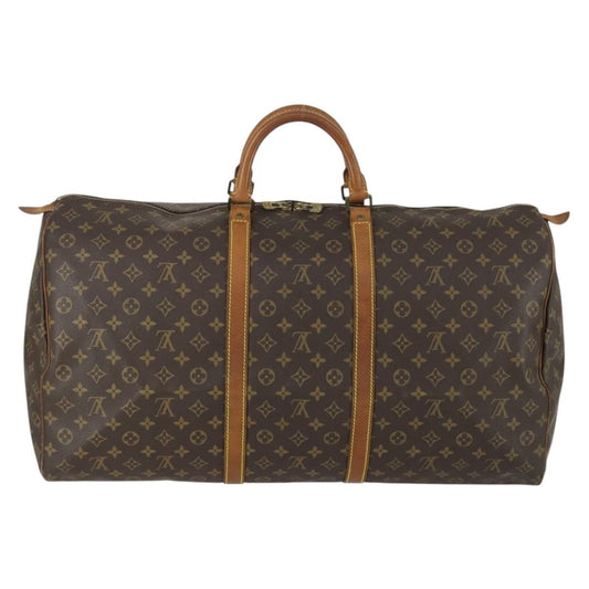 Louis Vuitton Keepall Bag Monogram Canvas, Brown, Canvas, Travel Bag
