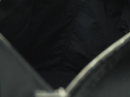 Hermes Acapulco Tote Toile and Leather, BLACK, CANVAS, Tote bag