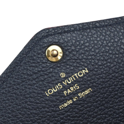 Louis Vuitton Sarah Wallet NM Monogram Empreinte Leather, BLUE, LEATHER, Wallets