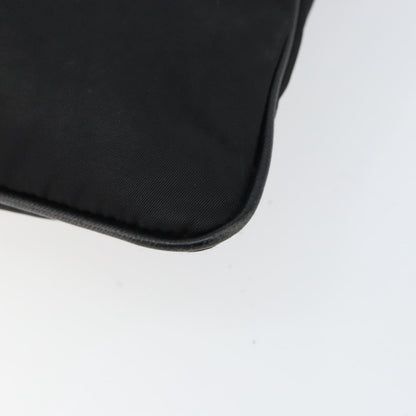 Prada Flat Messenger Bag Tessuto, BLACK, NYLON, Shoulder bag
