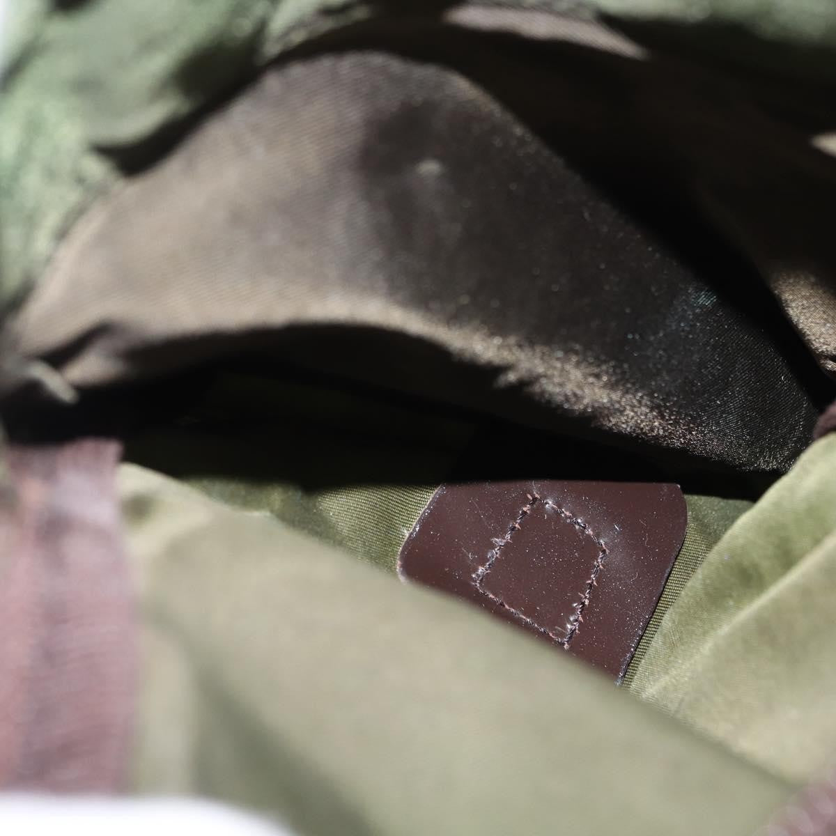 Prada Zip Buckle Messenger Bag Tessuto, KHAKI, NYLON, Crossbody bag