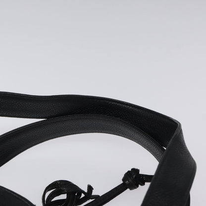 Chanel Coco Mark Black cakfskin, BLACK, CALFSKIN, Handbag