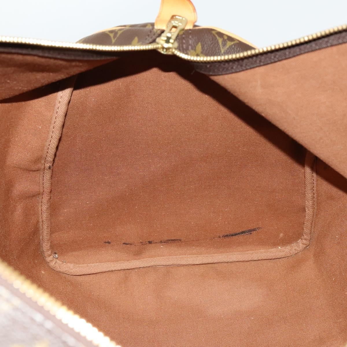 Louis Vuitton Keepall Bag Monogram Canvas, BROWN, CANVAS, Travel bag