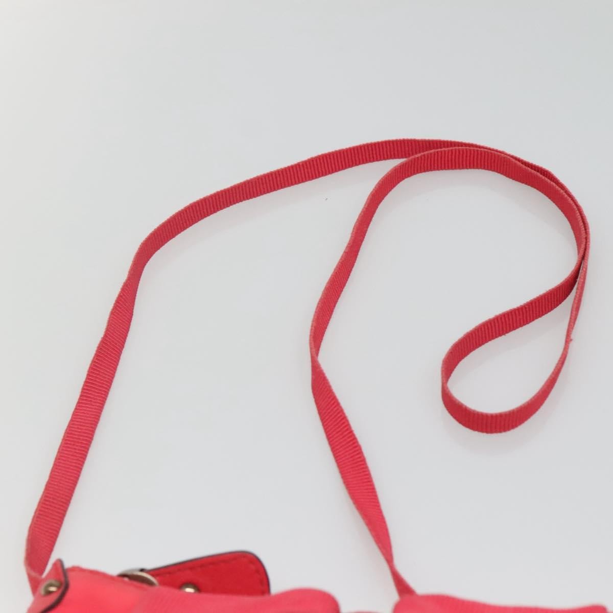 Salvatore Ferragamo Vintage Vara Crossbody Bag Nylon, PINK, NYLON, Shoulder bag