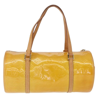 Louis Vuitton Bedford Handbag Monogram Vernis, YELLOW, PATENT_LEATHER, Handbag