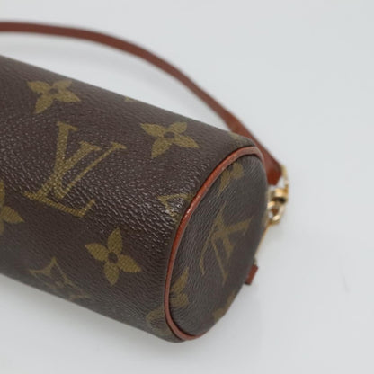 Louis Vuitton Papillon Pochette Monogram Canvas, BROWN, CANVAS, Clutche & pouche