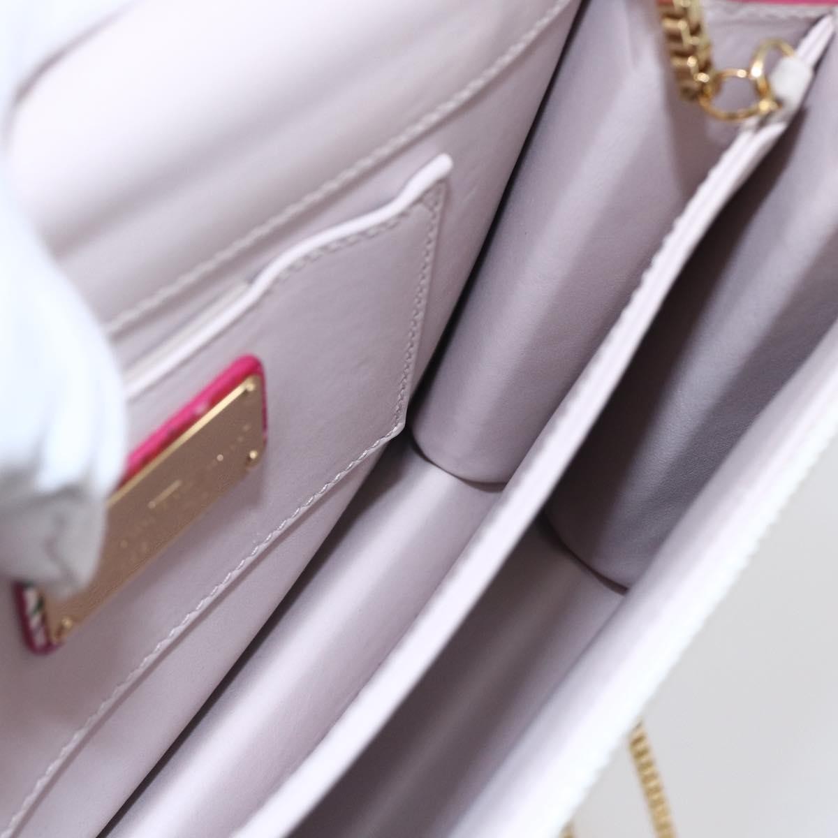 Salvatore Ferragamo Vintage Gancini Chain Shoulder Bag Canvas, MULTICOLOUR, CANVAS, Shoulder bag