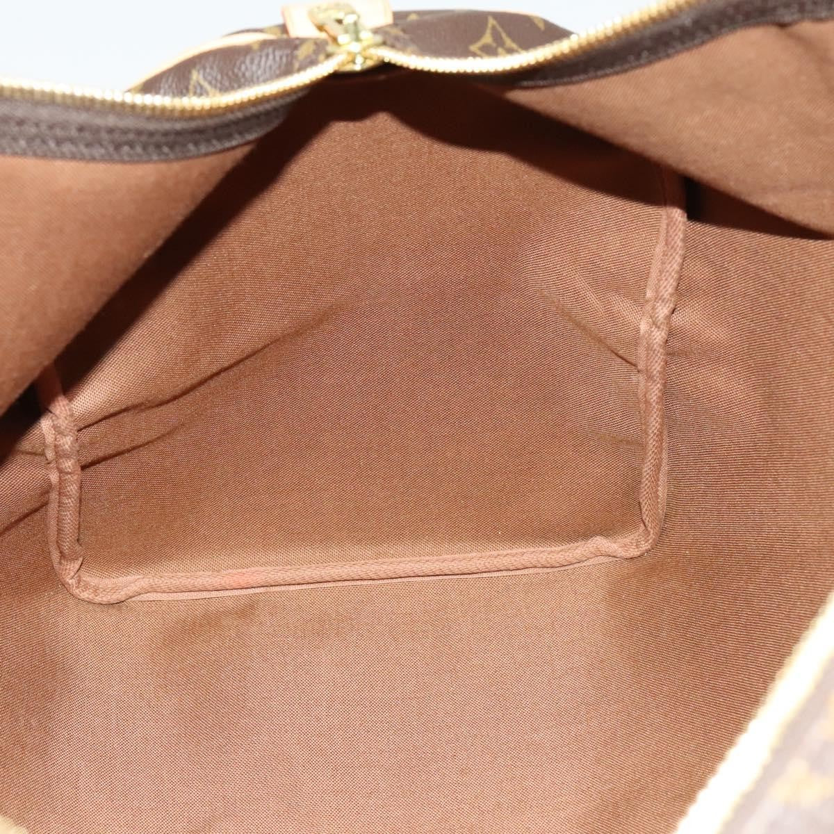 Louis Vuitton Keepall Bag Monogram Canvas, BROWN, CANVAS, Travel bag
