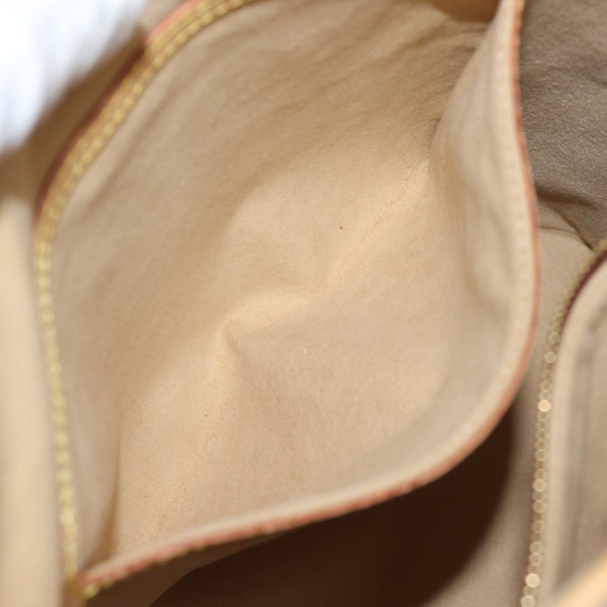 Louis Vuitton Bucket Bag Leather, BEIGE, LEATHER, Handbag