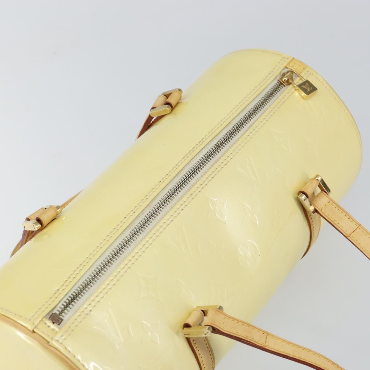 Louis Vuitton Bedford Handbag Monogram Vernis, BEIGE, PATENT_LEATHER, Handbag