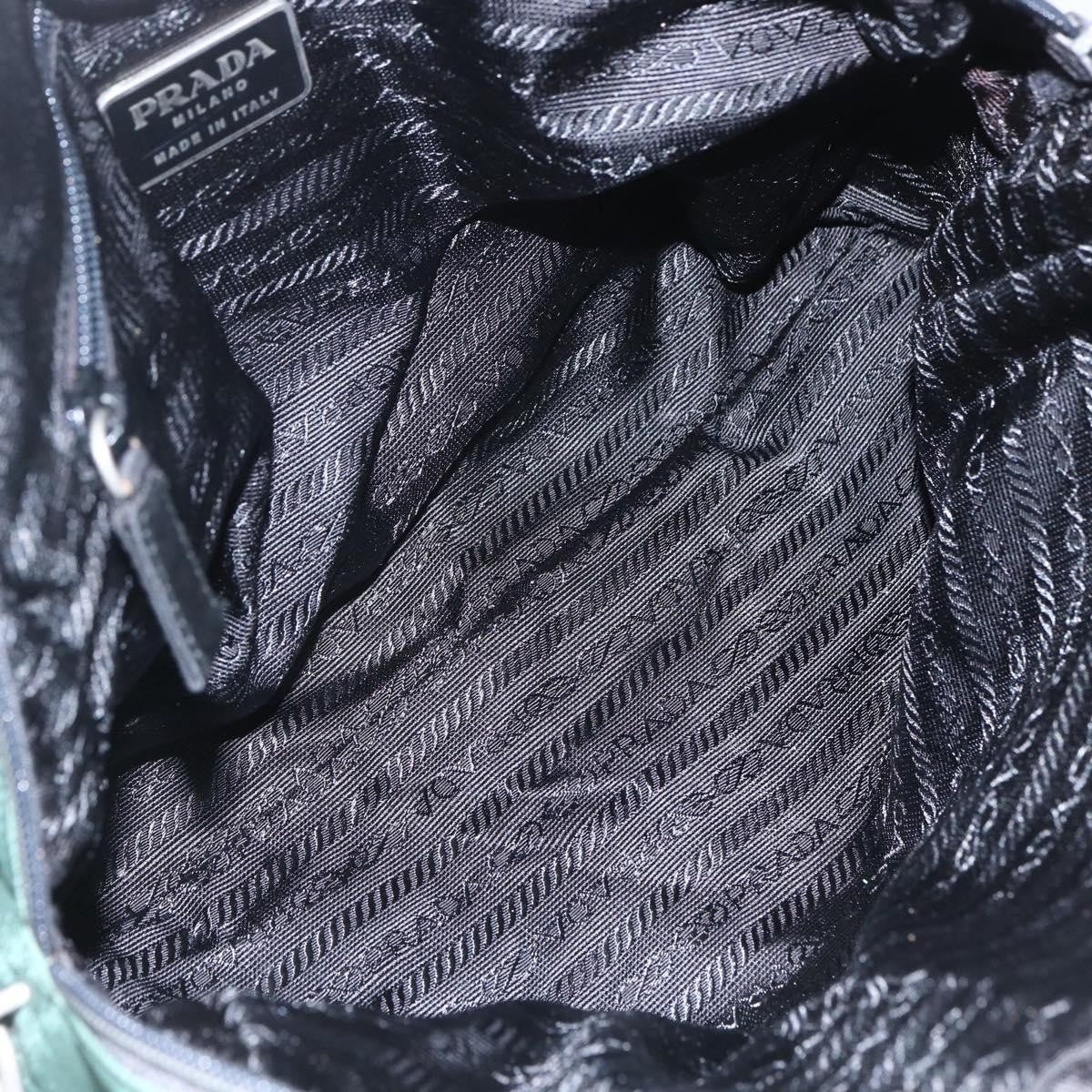 Prada Vintage Handbag Tessuto, GREEN, NYLON, Handbag