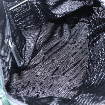 Prada Vintage Handbag Tessuto, GREEN, NYLON, Handbag