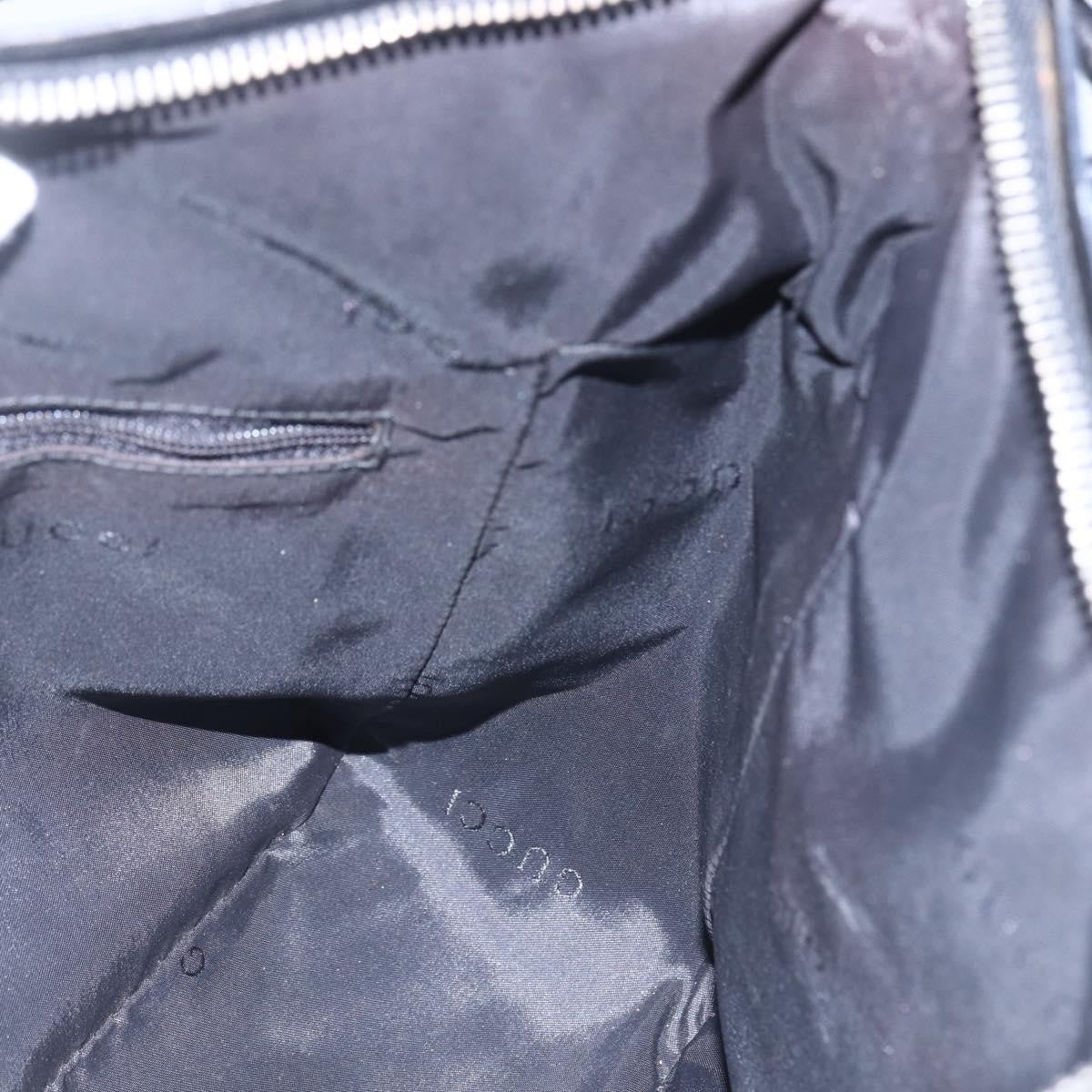 Gucci Zip Hobo Canvas, BLACK, CANVAS, Shoulder bag