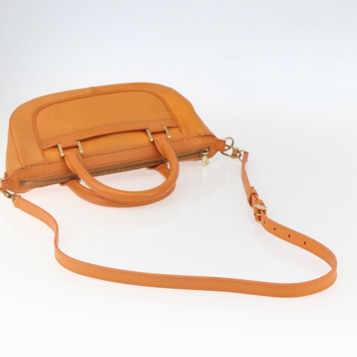 Louis Vuitton Danura Handbag Epi, ORANGE, LEATHER, Handbag