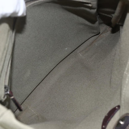 Prada Vintage Tote Canvas, KHAKI, CANVAS, Tote bag