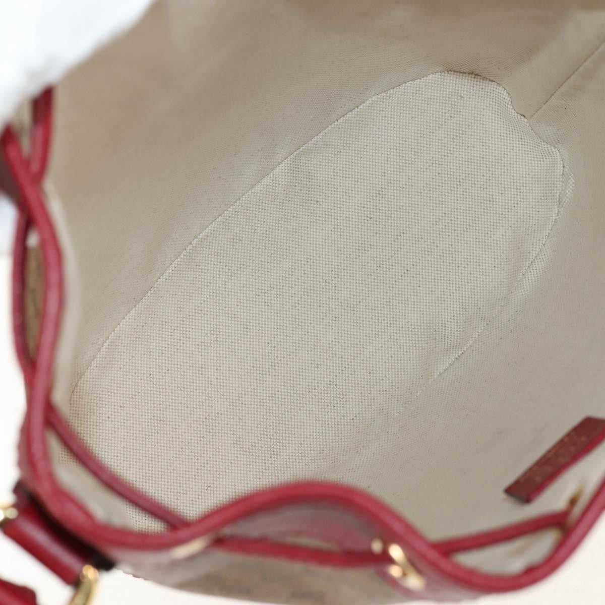 Gucci Doraemon Bucket Bag Printed Mini GG Coated Canvas, BEIGE, PVC, Shoulder bag