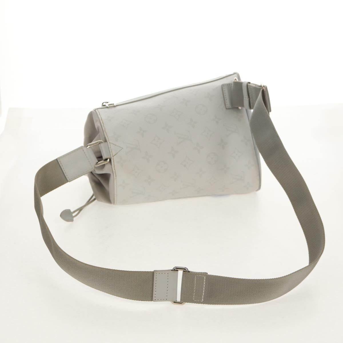 Louis Vuitton Chalk Sling Bag Limited Edition Logo Story Monogram Canvas, WHITE, CANVAS, Shoulder bag