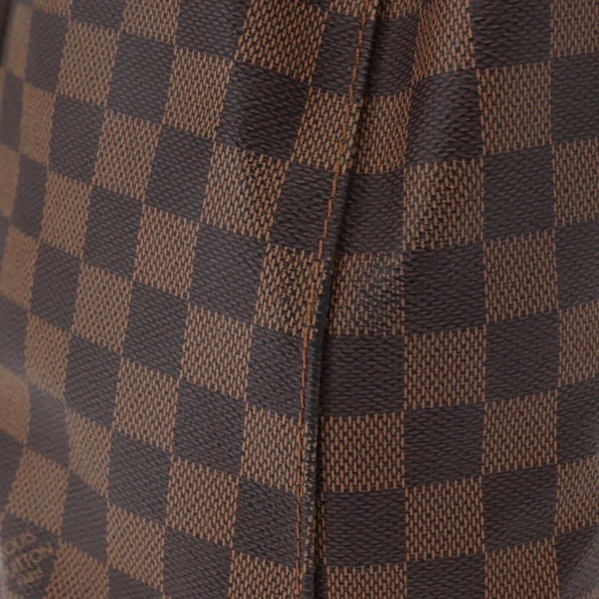 Louis Vuitton Hampstead Handbag Damier, BROWN, CANVAS, Tote bag