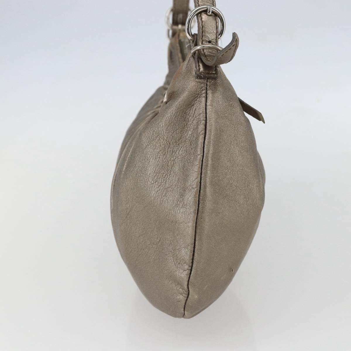 Miu Miu Shoulder Bag Leather, GOLD, LEATHER, Shoulder bag