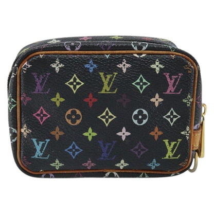 Louis Vuitton Wapity Trousse Pouch Monogram Multicolor, BLACK, CANVAS, Clutche & pouche