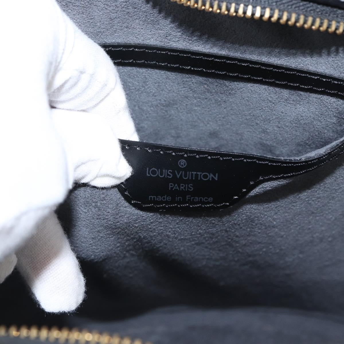 Louis Vuitton Saint Jacques Handbag Epi Leather, BLACK, LEATHER, Handbag