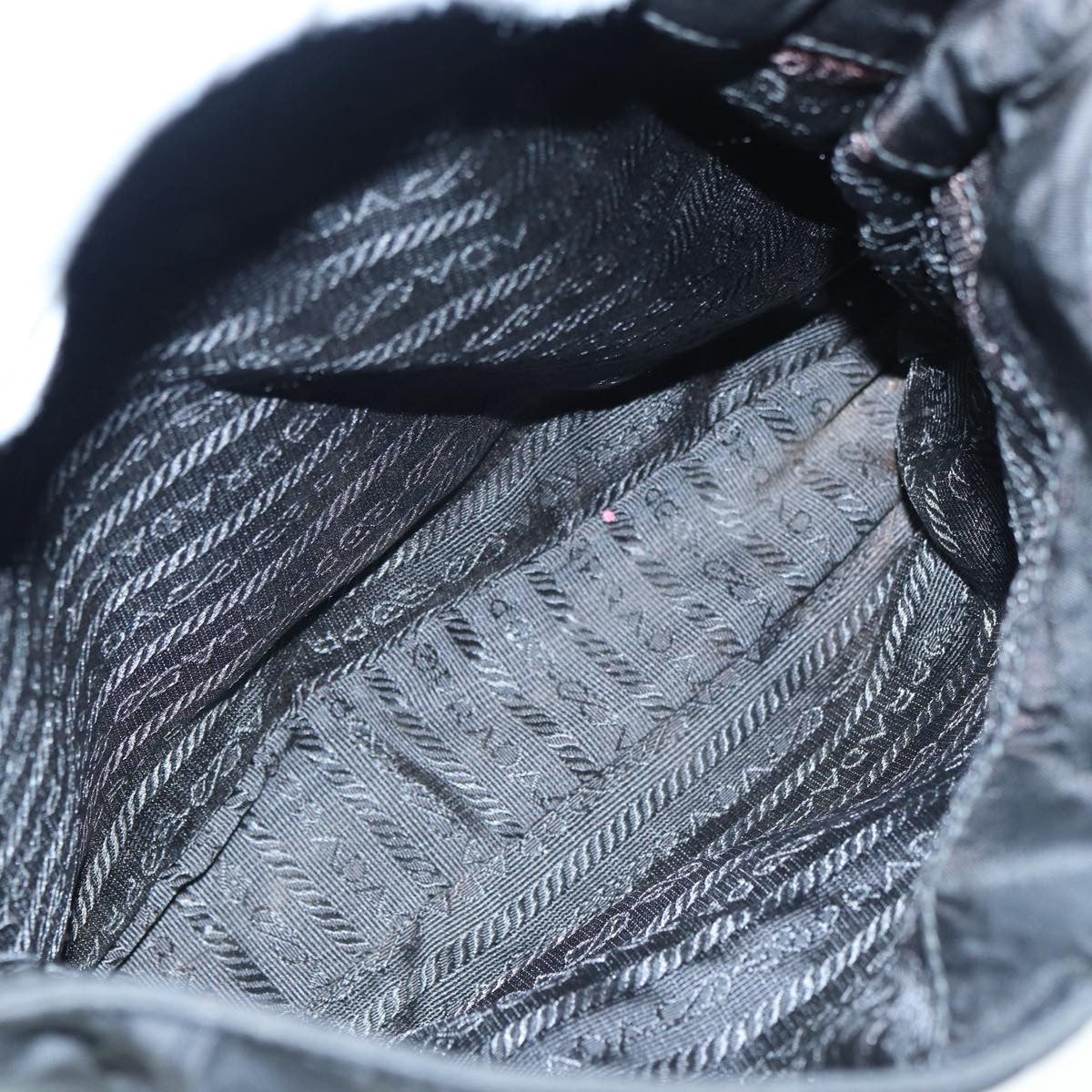 Prada Vintage Shoulder Bag Tessuto, BLACK, NYLON, Shoulder bag