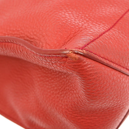 Miu Miu Vintage Tote bag Leather, RED, LEATHER, Tote bag