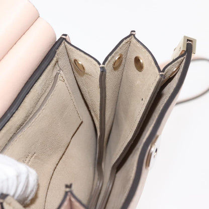 Chloe Faye Bracelet Crossbody Bag Leather and Suede, PINK, SUEDE, Crossbody bag
