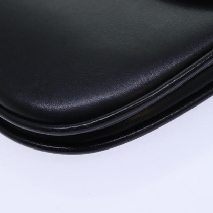 Bally Vintage Shoulder Bag Leather, BLACK, LEATHER, Shoulder bag