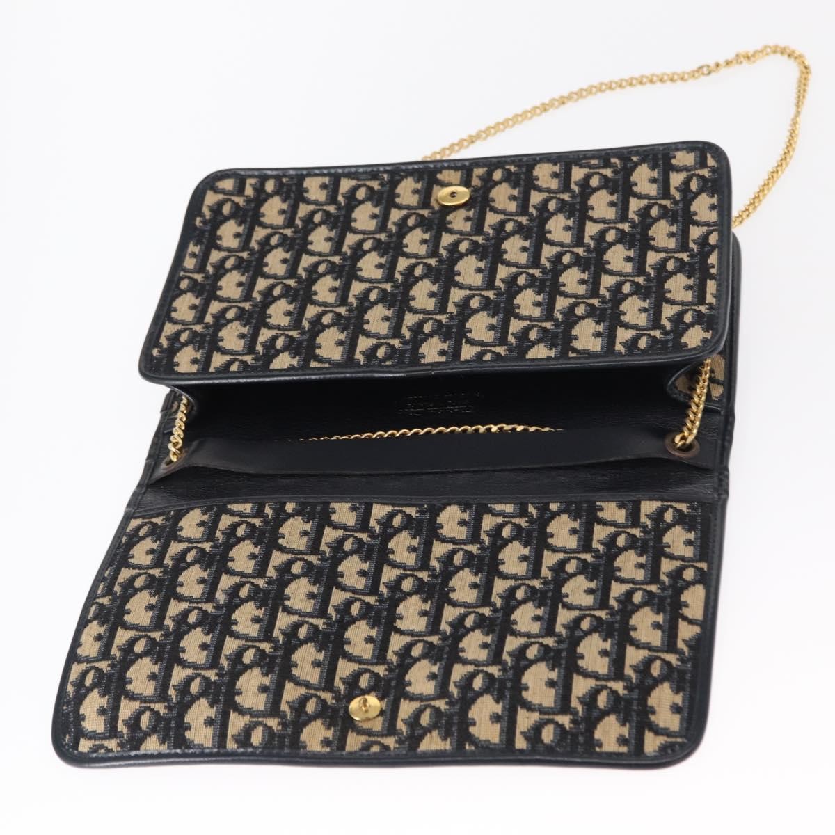 Christian Dior Vintage CD trotter Shoulder bag Canvas, BROWN, CANVAS, Shoulder bag