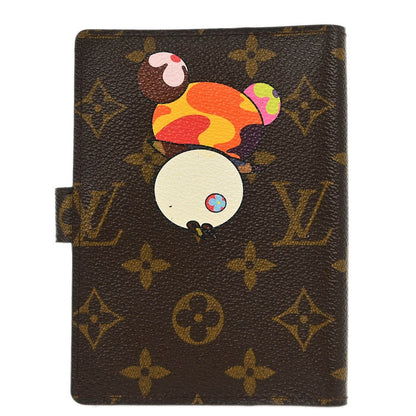 Louis Vuitton Agenda Cover Monogram Panda, BROWN, CANVAS, Wallets