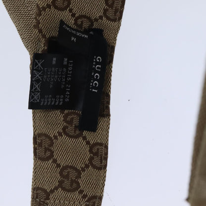 Gucci Sun Visor Canvas, BEIGE, CANVAS, Head accessory