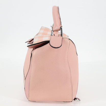 Loewe Puzzle Bag Leather, PINK, LEATHER, Handbag
